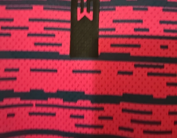 Nike Men's Vibrant Pink and Black Polo Shirt - Picture 6 of 6